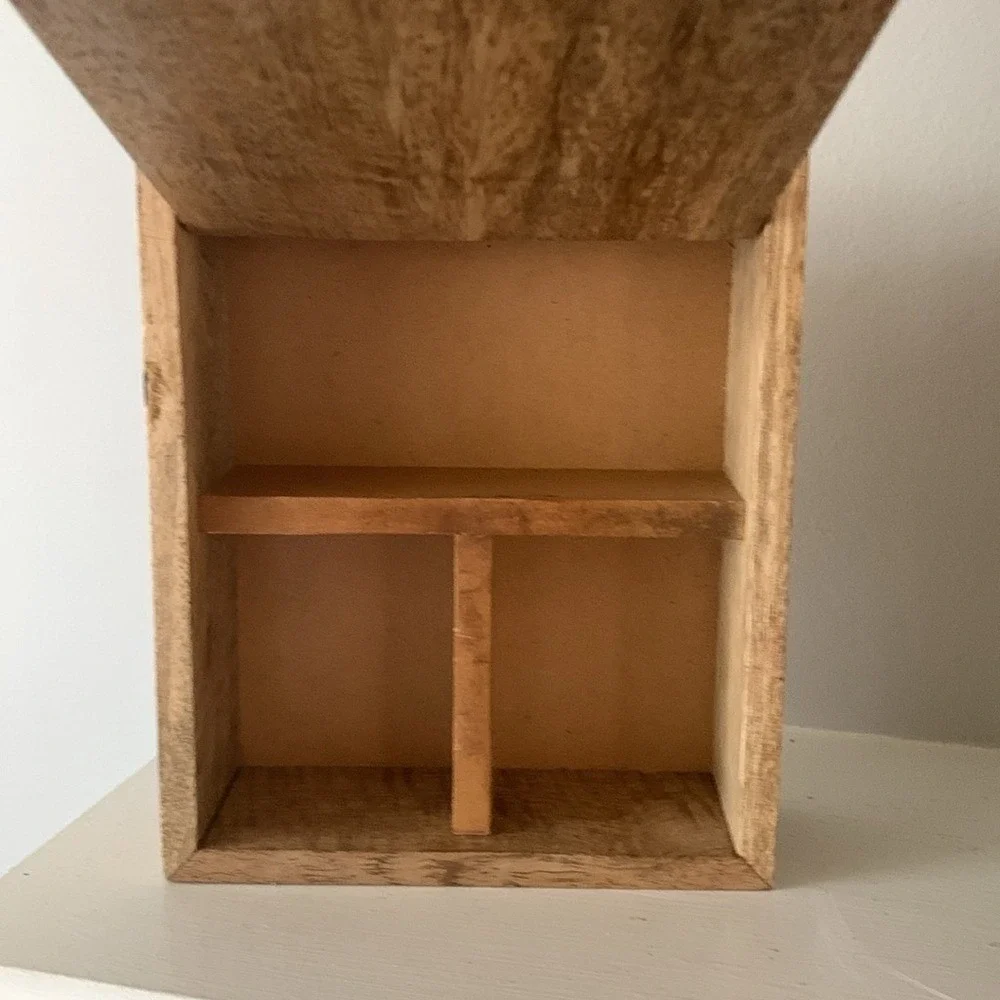 Pier‎ 1 wooden bow storage home decor new